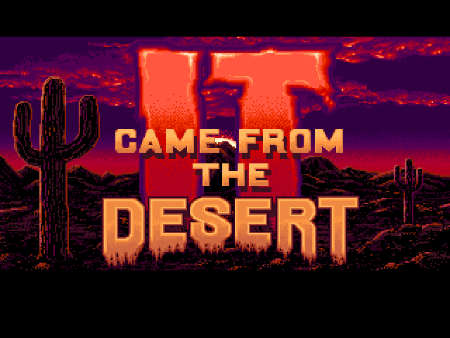 It Came from the Desert (Amiga) screenshot: Main Title