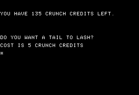 Crush, Crumble and Chomp! (Apple II) screenshot: ...or create your own monster!