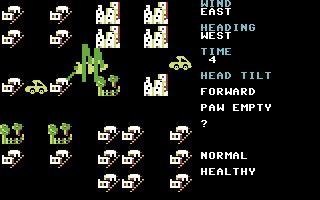 Crush, Crumble and Chomp! (Commodore 64) screenshot: Giant spider invasion!!