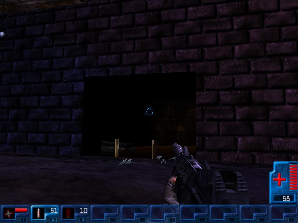 Redline (Windows) screenshot: Secret entrance