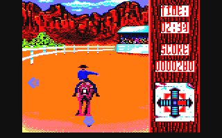 Buffalo Bill's Wild West Show (Amstrad CPC) screenshot: You're doing well