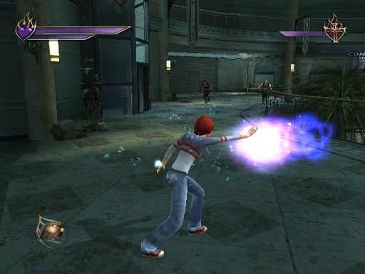 Buffy the Vampire Slayer: Chaos Bleeds (PlayStation 2) screenshot: Willow casting a spell.