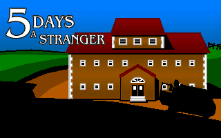 5 Days a Stranger (Windows) screenshot: Title