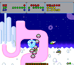 Fantasy Zone (TurboGrafx-16) screenshot: Polaria