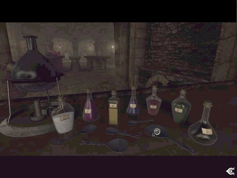 Post Mortem (Windows) screenshot: Make a potion using specific increments of these powders.