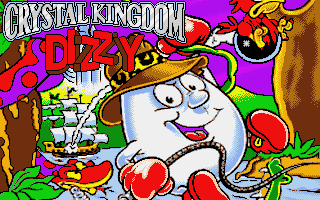 Crystal Kingdom Dizzy (Atari ST) screenshot: Title screen