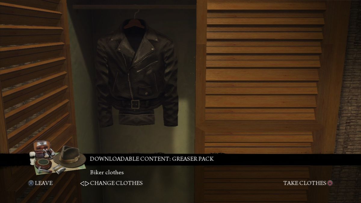 Mafia II: Greaser Pack (PlayStation 3) screenshot: Biker clothes, Vito's new apartment