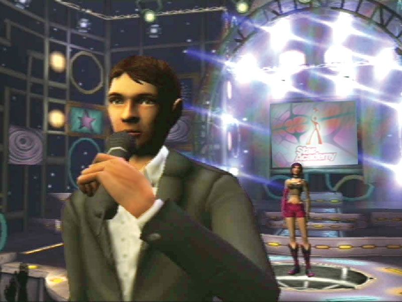 Fame Academy: Dance Edition (PlayStation 2) screenshot: Introduction of the first stage