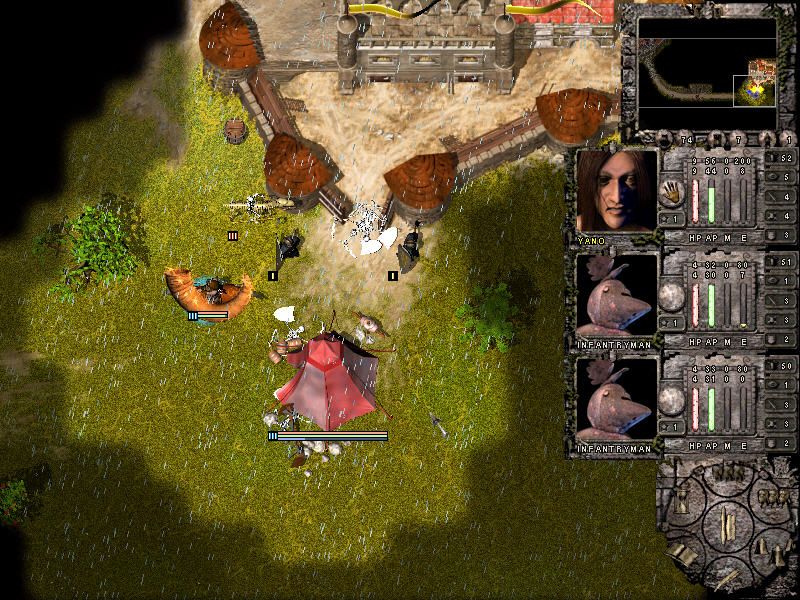Empire of Magic (Windows) screenshot: Casting the spell warcry.