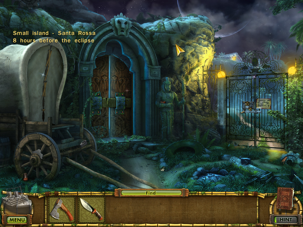 The Treasures of Mystery Island: The Ghost Ship (Windows) screenshot: You have reached Santa Rossa.