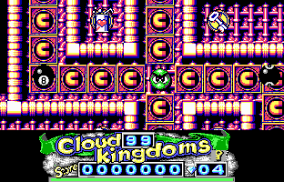 Cloud Kingdoms (DOS) screenshot: Welcome to Quartet Kingdom (EGA)