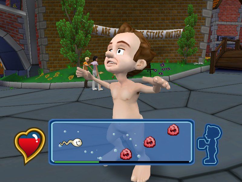 Leisure Suit Larry: Magna Cum Laude (Uncut and Uncensored!) (Windows) screenshot: Nude Larry
