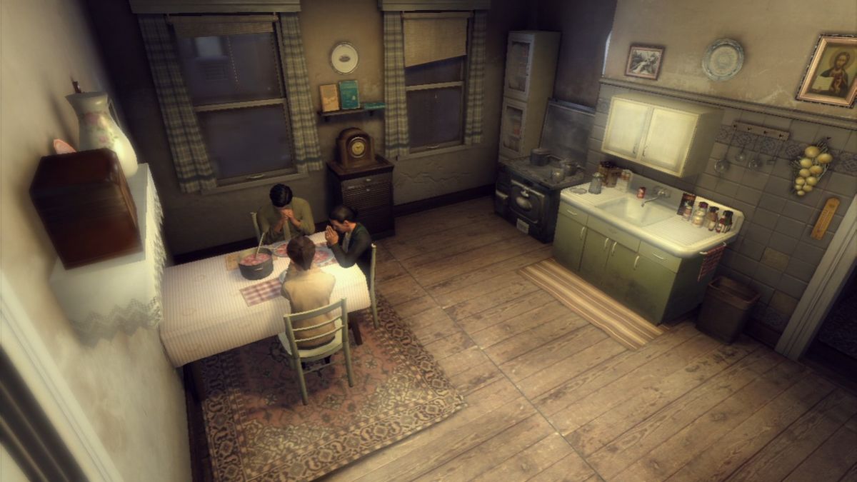 Mafia II (PlayStation 3) screenshot: Family reunion