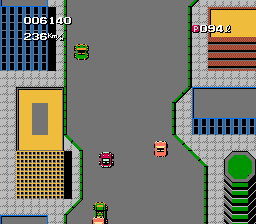 Bump 'N' Jump (NES) screenshot: Stage 2