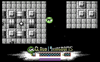 Cloud Kingdoms (Commodore 64) screenshot: Wide jump