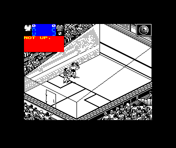 Jahangir Khan World Championship Squash (ZX Spectrum) screenshot: Games at this level are even harder