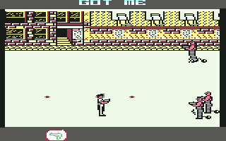 Jail Break (Commodore 64) screenshot: Damn it!