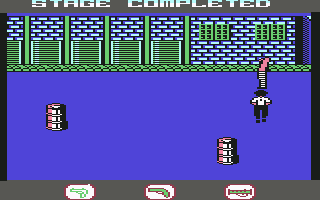 Jail Break (Commodore 64) screenshot: Stage complete