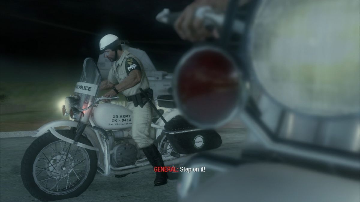 Call of Duty: Black Ops (PlayStation 3) screenshot: The president's personal patrol