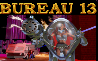 Bureau 13 (DOS) screenshot: Title Screen