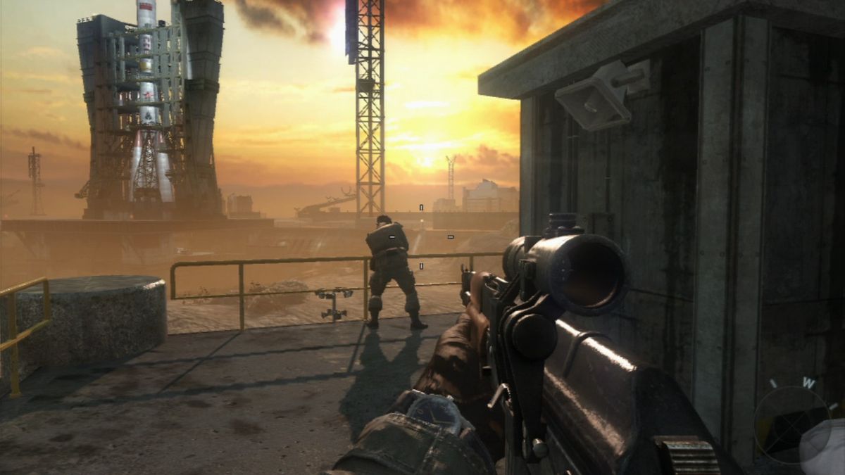 Call of Duty: Black Ops (PlayStation 3) screenshot: This one is leaning dangerously close to that ledge
