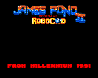 James Pond 2: Codename: RoboCod (Amiga) screenshot: Title