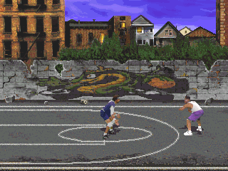 Jammit (DOS) screenshot: Let the games begin