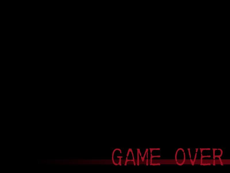 Teng Soldier (Windows) screenshot: Game over