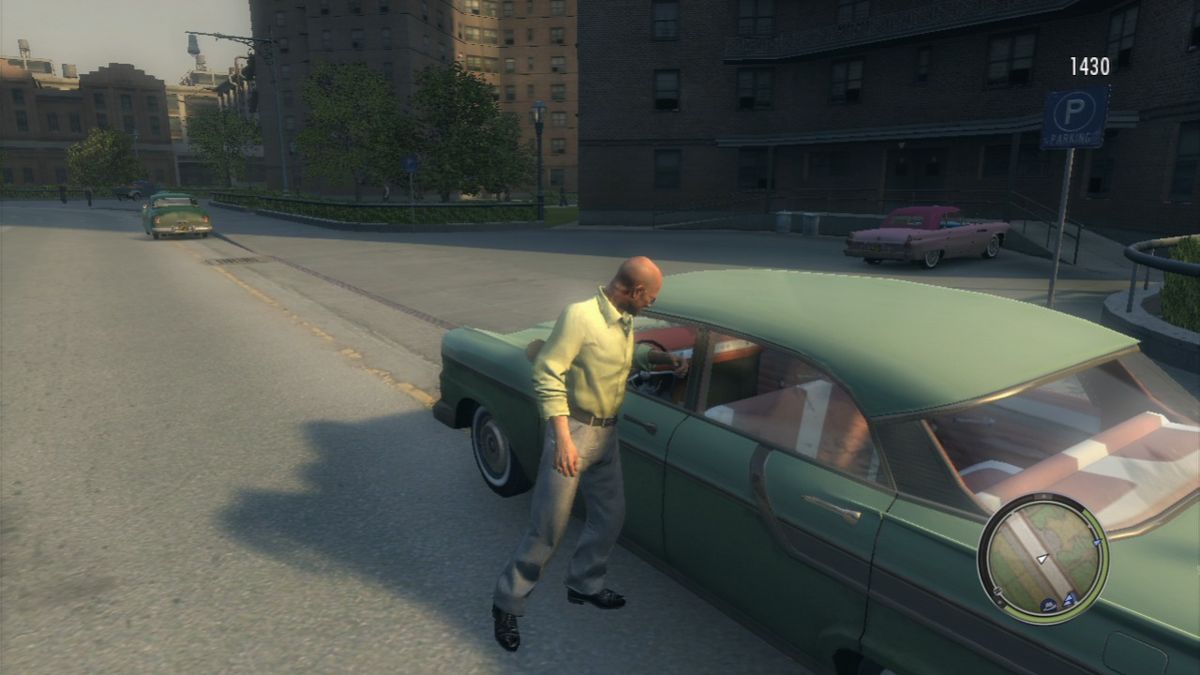 Mafia II: The Betrayal of Jimmy (PlayStation 3) screenshot: Stealing a car