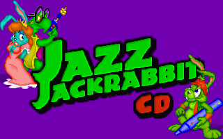 Jazz Jackrabbit CD-ROM (DOS) screenshot: Title