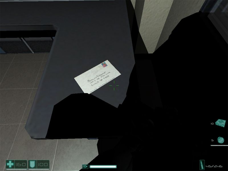 F.E.A.R.: First Encounter Assault Recon (Windows) screenshot: Fan mail.