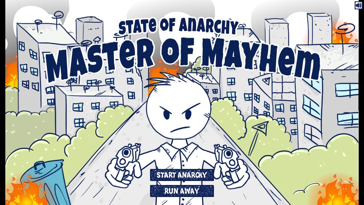 State of Anarchy: Master of Mayhem (Windows) screenshot: Title screen