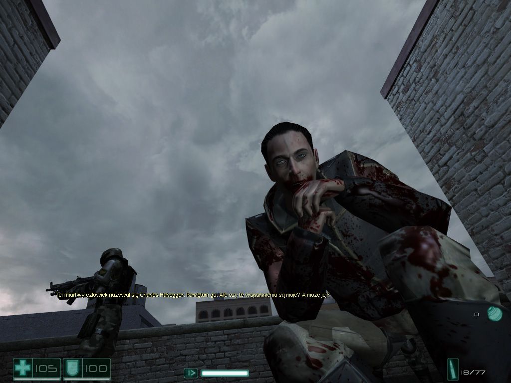 F.E.A.R.: First Encounter Assault Recon (Windows) screenshot: Paxton Fettel.