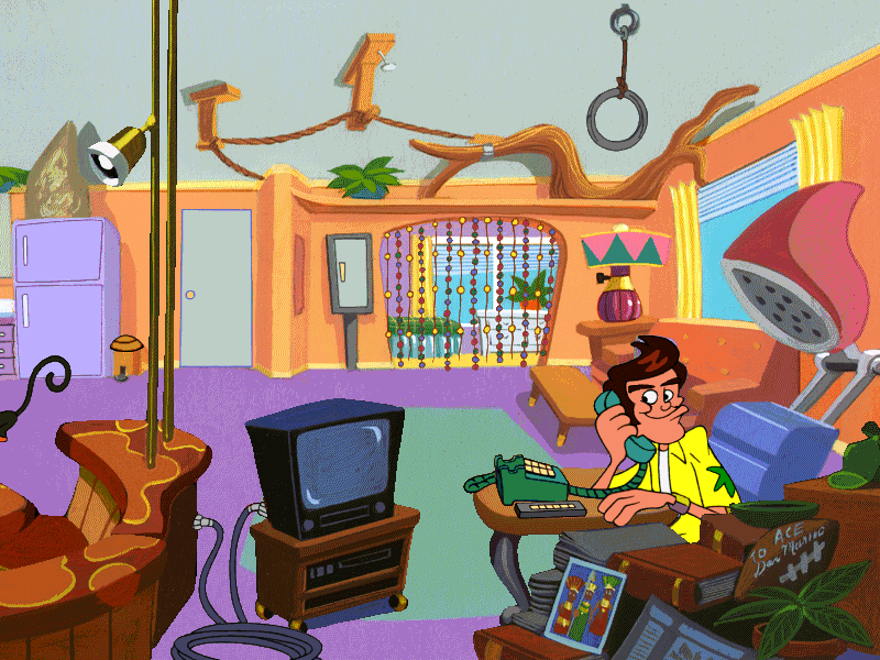 Ace Ventura (Windows) screenshot: Hello ?