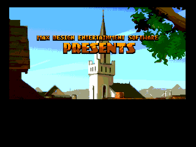 Burntime (Amiga) screenshot: Title Screen 1