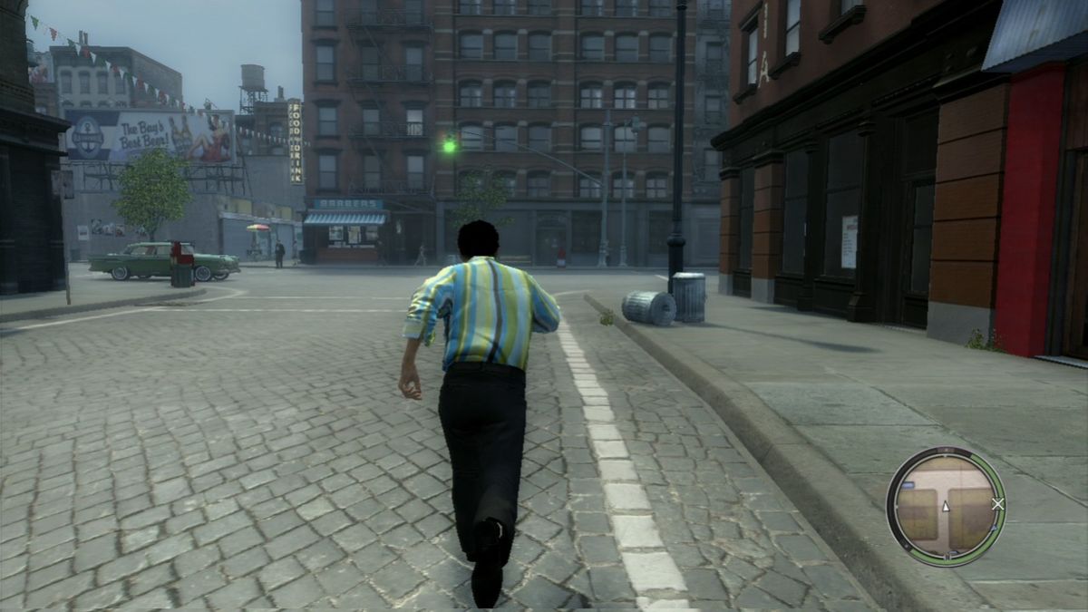Mafia II: Joe's Adventures (PlayStation 3) screenshot: You can run all you want, but alas, it won't put Joe in better shape