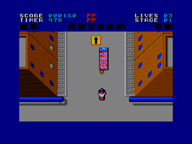 Action Fighter (Amiga) screenshot: Docking