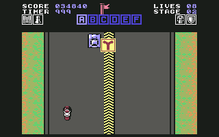 Action Fighter (Commodore 64) screenshot: Mission 2