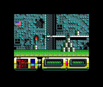 Action Force II: International Heroes (ZX Spectrum) screenshot: Game start