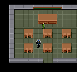 Cyber Knight (SNES) screenshot: In a house