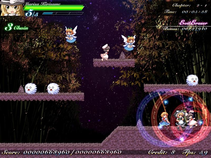 Mystical Chain (Windows) screenshot: Rabbit youkai