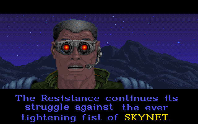 The Terminator 2029 (DOS) screenshot: Intro