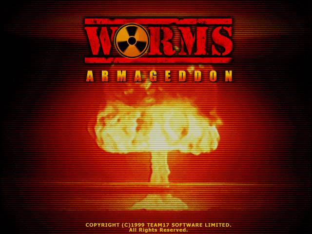 Worms: Armageddon (Windows) screenshot: Title screen