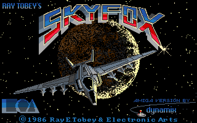 Skyfox (Amiga) screenshot: Loading screen