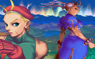 Super Street Fighter II Turbo (DOS) screenshot: Intro
