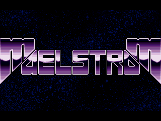 Maelstrom (DOS) screenshot: Title Screen