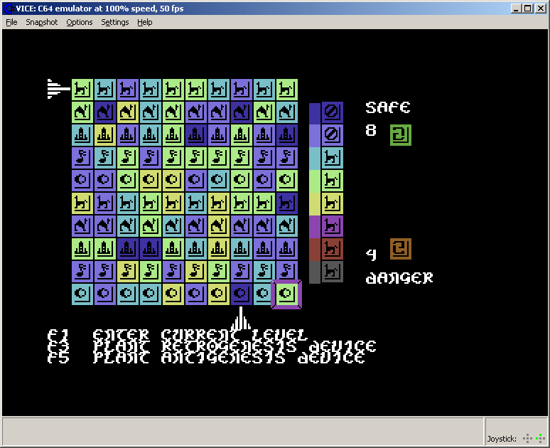 C64 Classix (Windows) screenshot: Mama Llama First Level