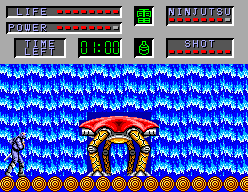 The Cyber Shinobi (SEGA Master System) screenshot: Red Hopper