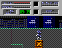 The Cyber Shinobi (SEGA Master System) screenshot: Round 1