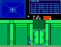 Cyborg Hunter (SEGA Master System) screenshot: Area B